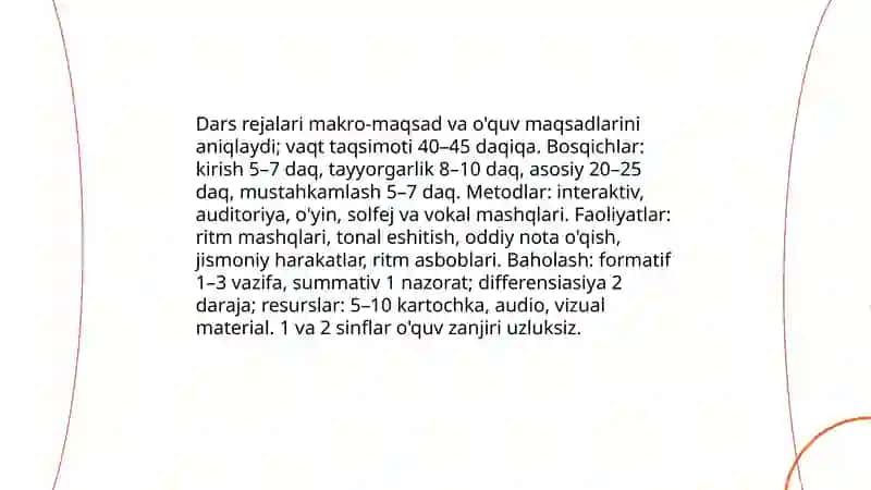 Musiqa Savodxonlik Darslari Tahlili 4