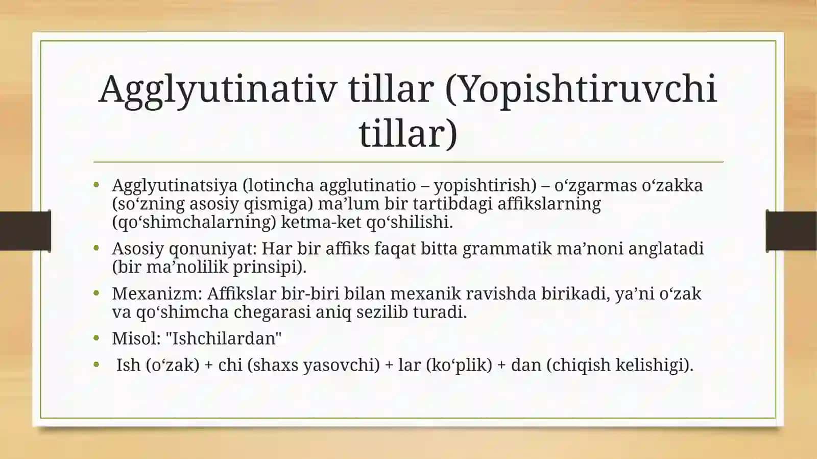 Morfologik tasnif haqida tushuncha 4