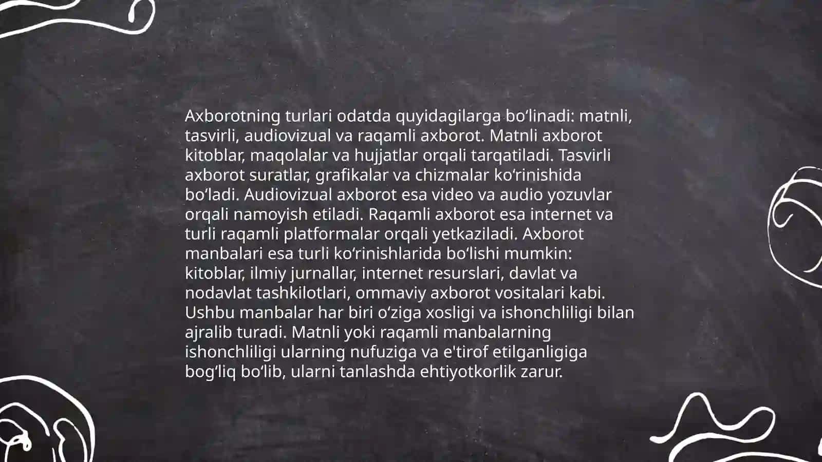 Media va axborot tushunchalari 4
