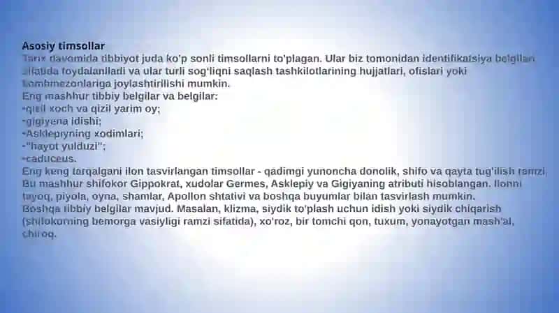 BUTUN JAXON TIBBIYOT BELGILARI TARIXI 4