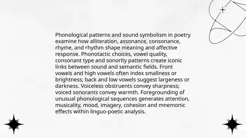 Literary texts and linguo-poetic approach 4