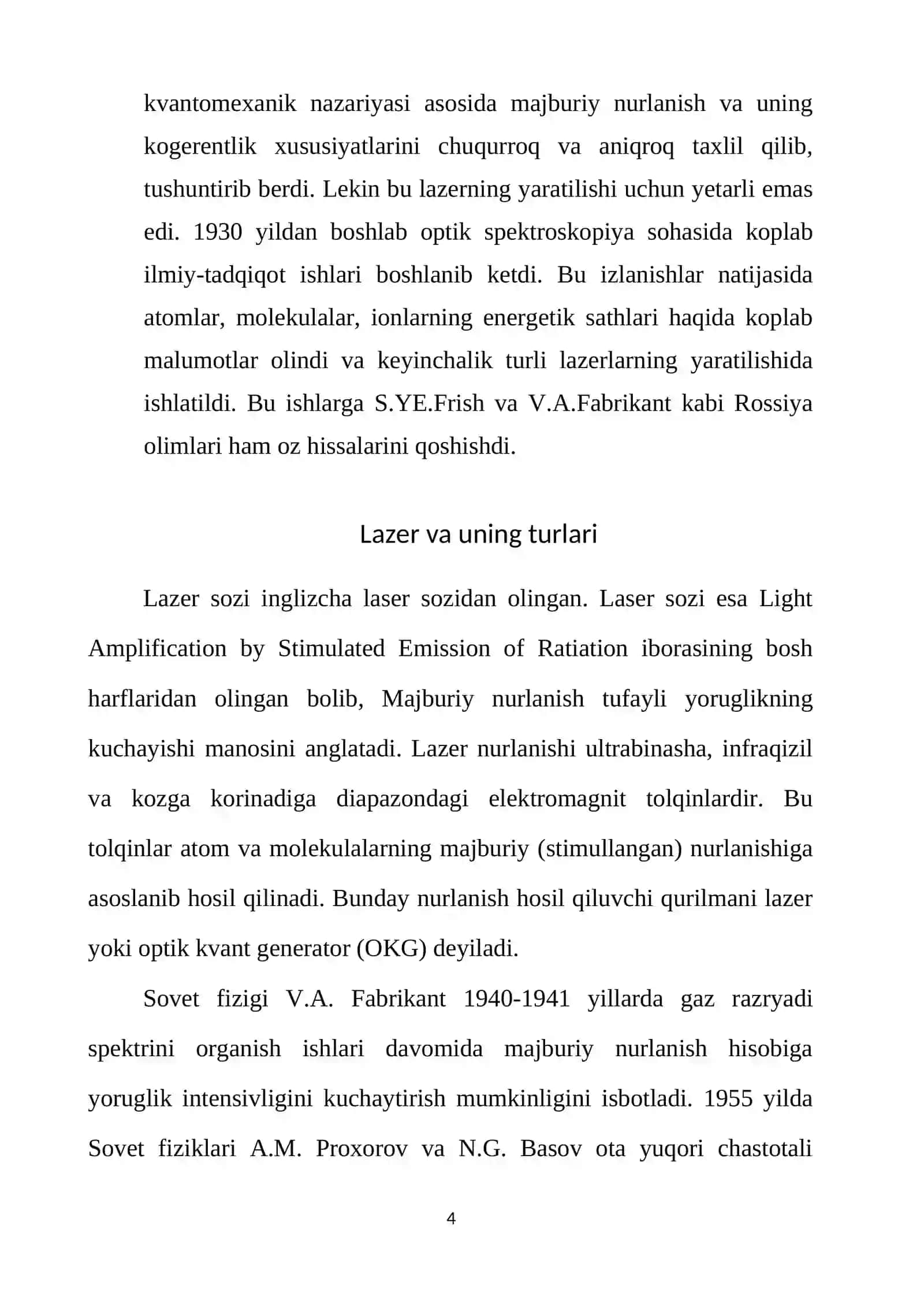 LAZER NURLANISHINIG XARAKTERISTIKALARI 4