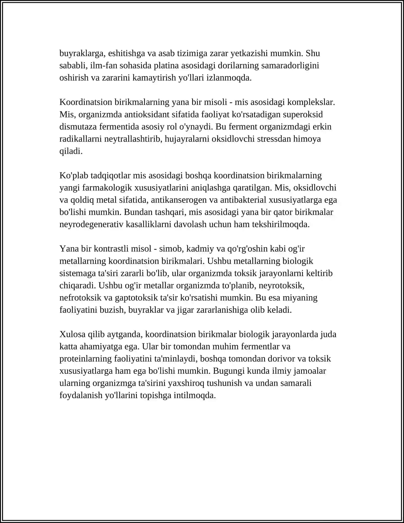 KOORDINATSION BIRIKMALARNING BIOLOGIK JARAYONLARDAGI ROLI 4