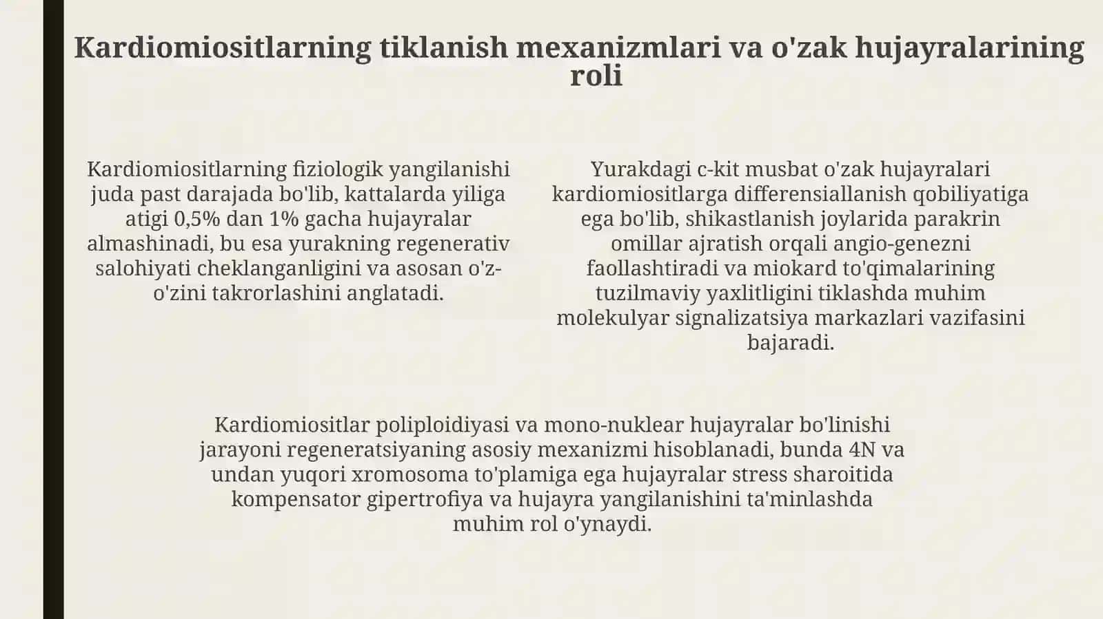Yurak-qontomirlar tizimi davolashlar 4