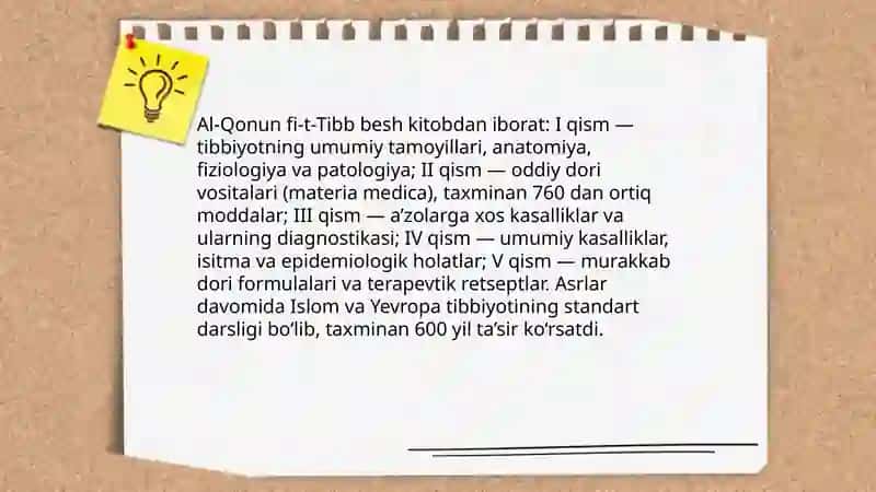 Abu Ali ibn Sinoning buyuk merosi 4