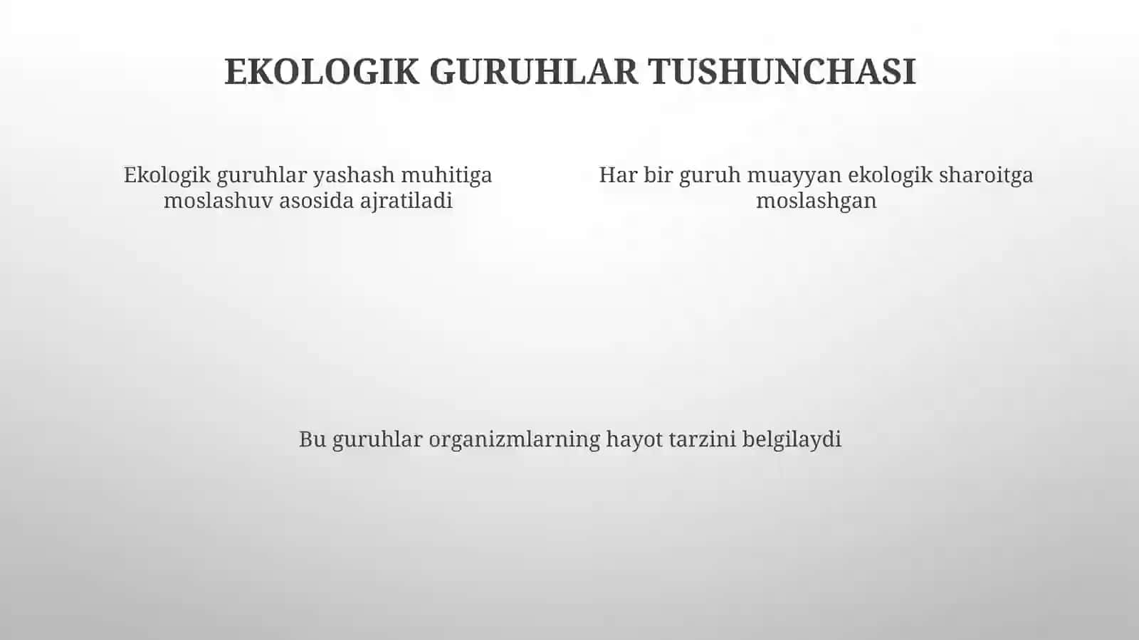 Amfibiyalarning asosiy ekologik guruhlari 4