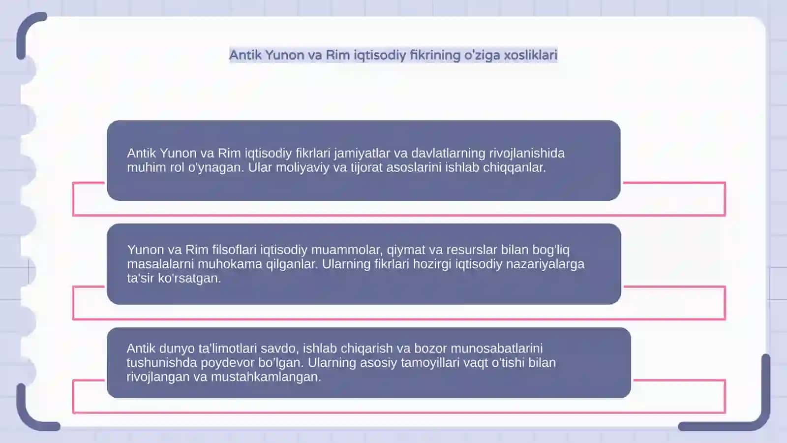 Qadimgi dunyo iqtisodiy ta'limotlari 4