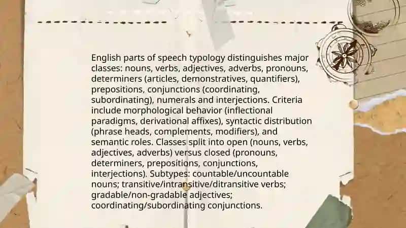Typology of lexical level 4