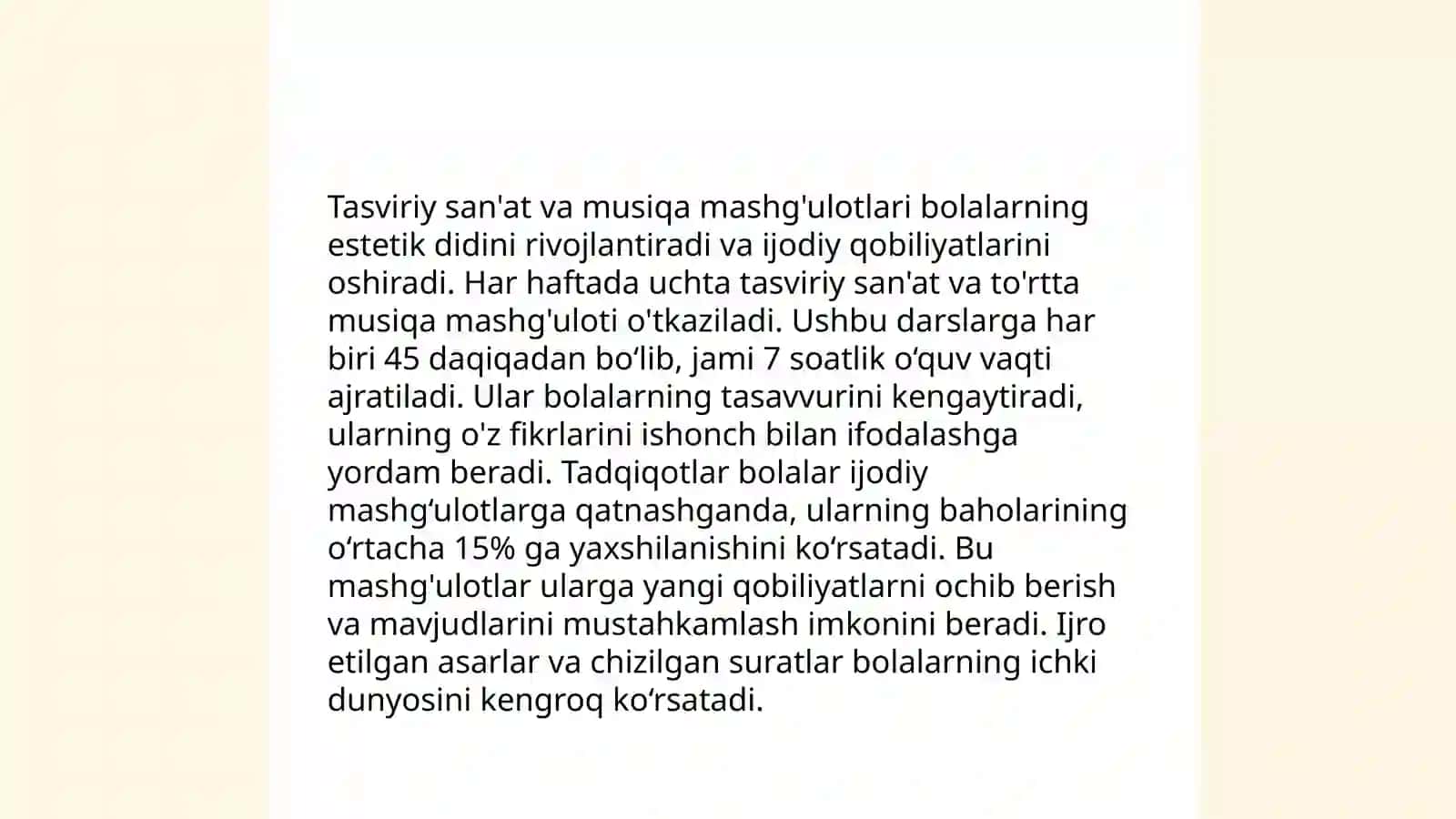 Tasviriy faoliyat va o‘yin mashg‘ulotlari 4