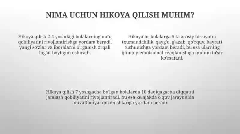 Bolalar bilan hikoya yaratish 4