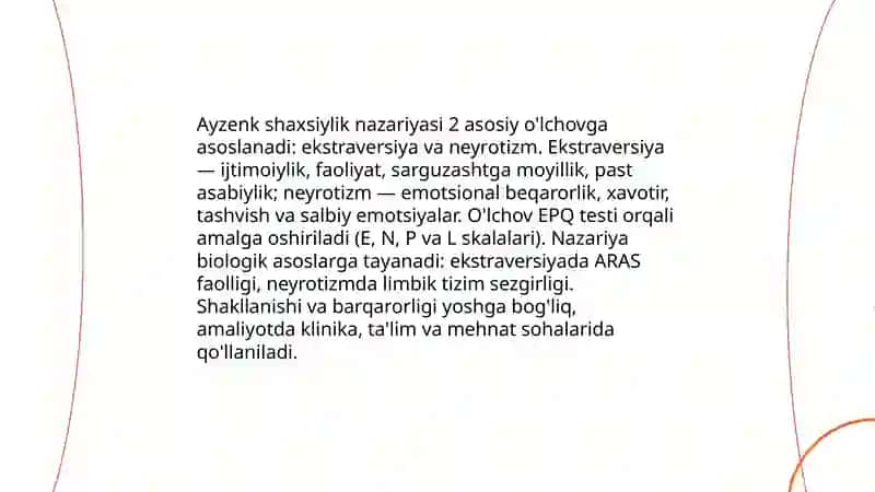 Ayzenk testi 4
