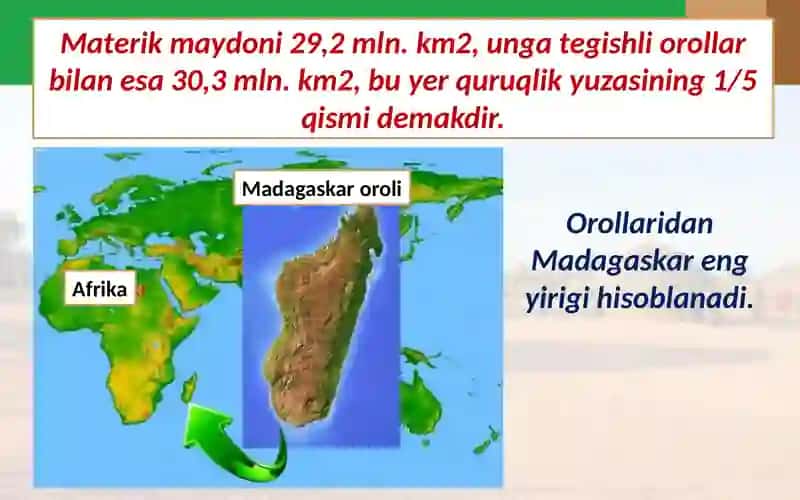 Afrikamamlakatlarining umumiy tavsifi 4