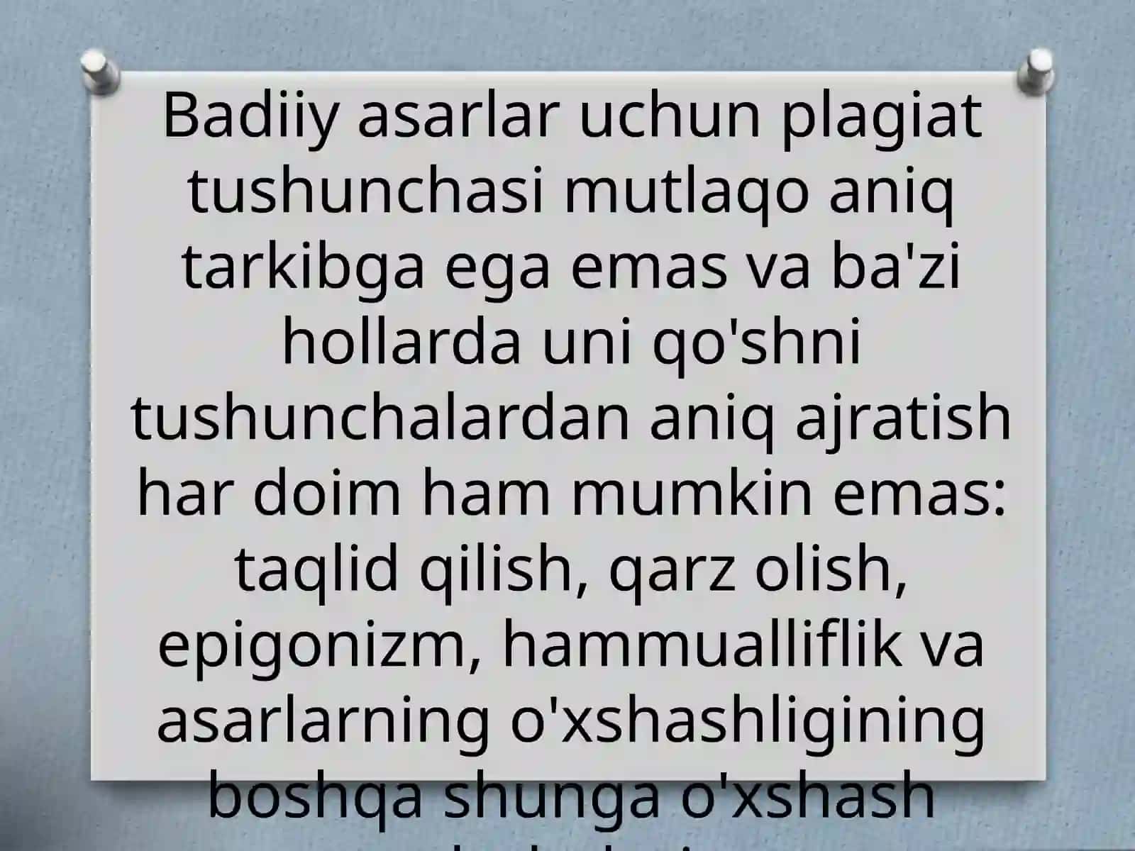 Plagiat va unga yo‘l qo‘ymaslik talablari 4