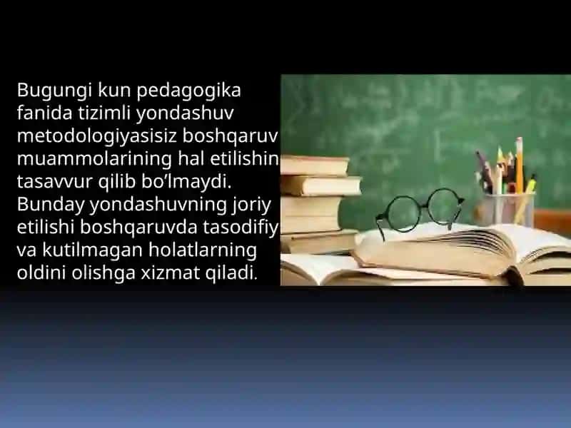Ta'lim tizimining ilmiy uslubi ta'minoti 4