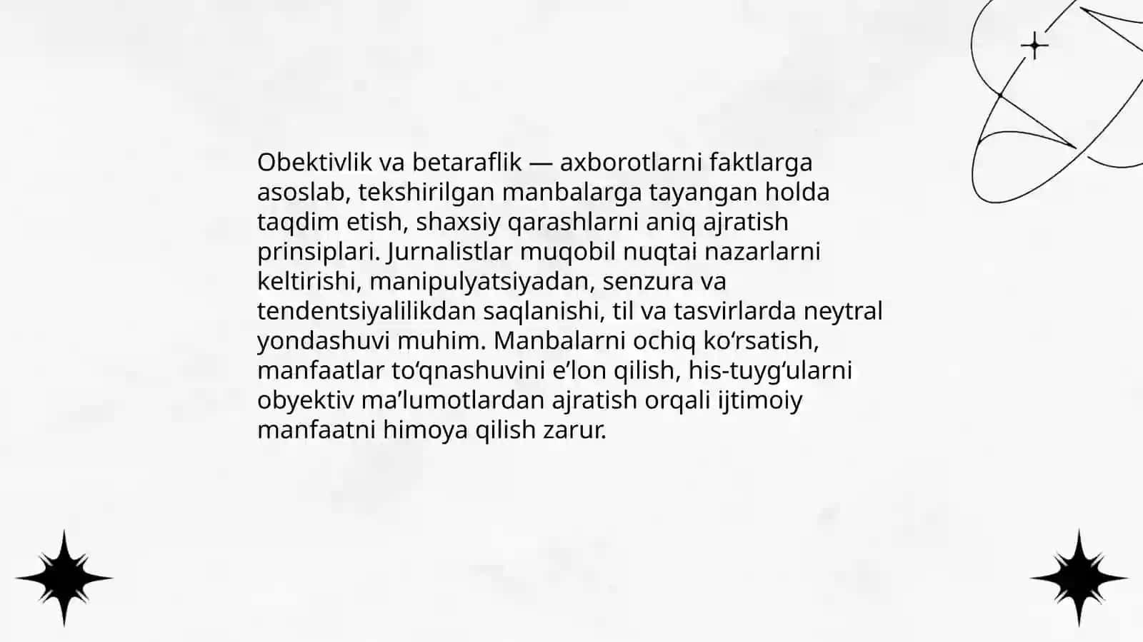 Media muhitda axloqiy tamoyillar 4