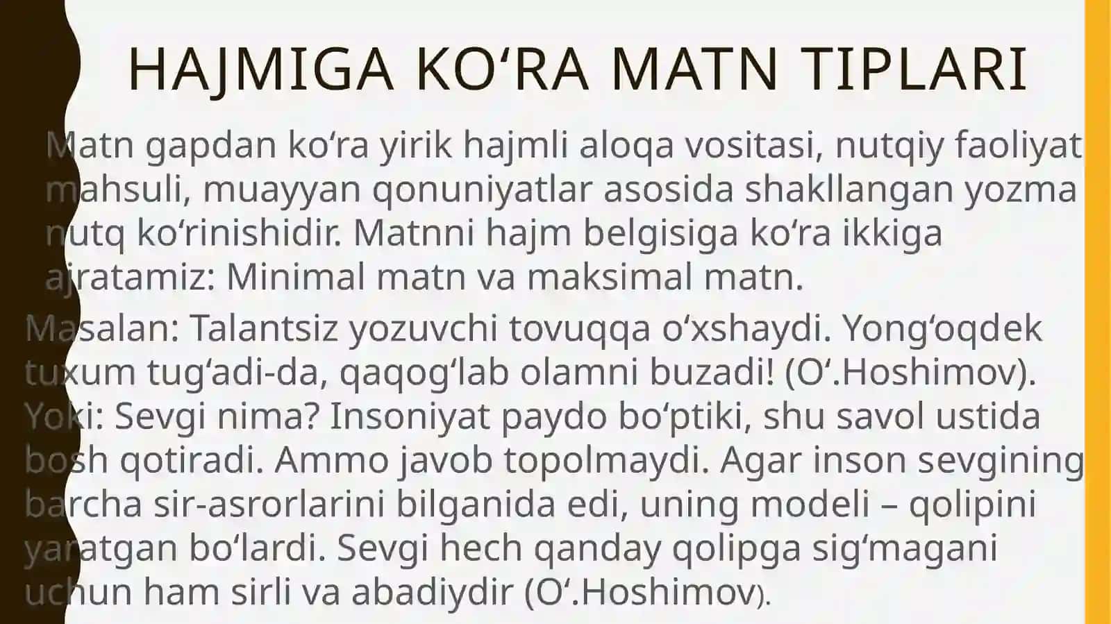 MATN TAVSIFI VA MATN TIPLARI 4