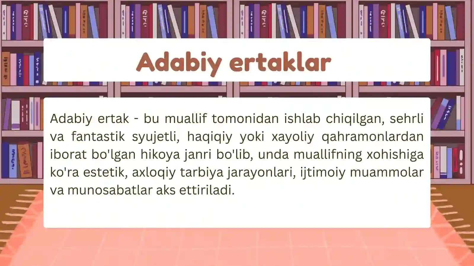 ADABIY ERTAKLAR 4