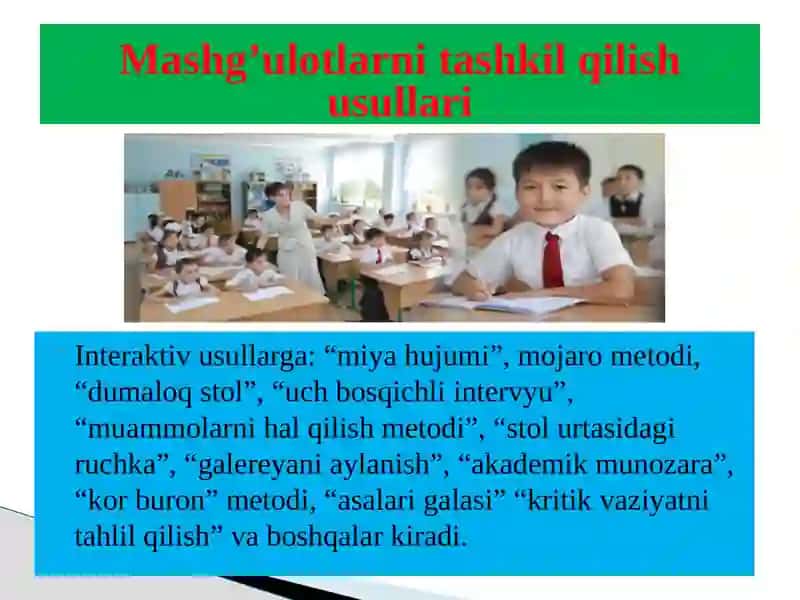 Interfaol metodlar va ularni qo‘llash mahorati 4