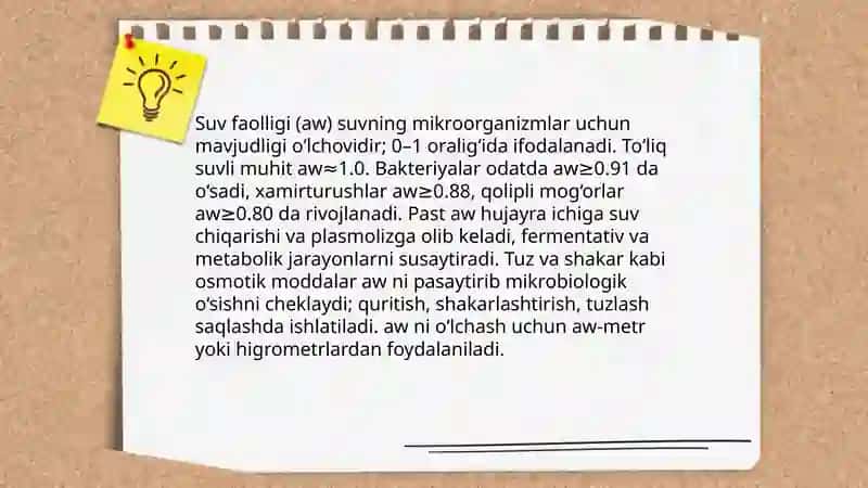 Mikroorganizmlarning oziqa muhiti 4