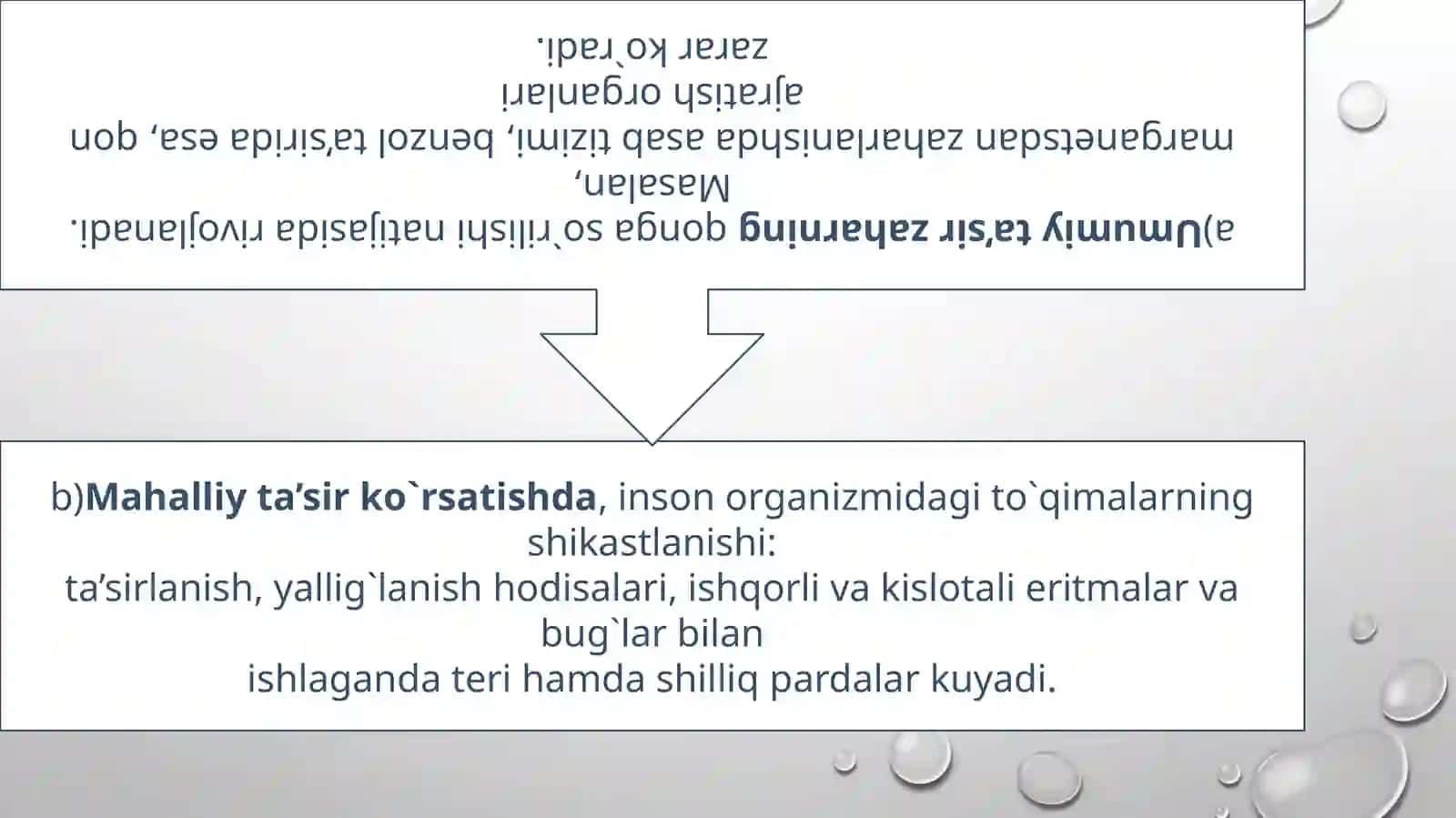 Ishlab chiqarishda zaharlanish va uning turlarini aniqlash 4