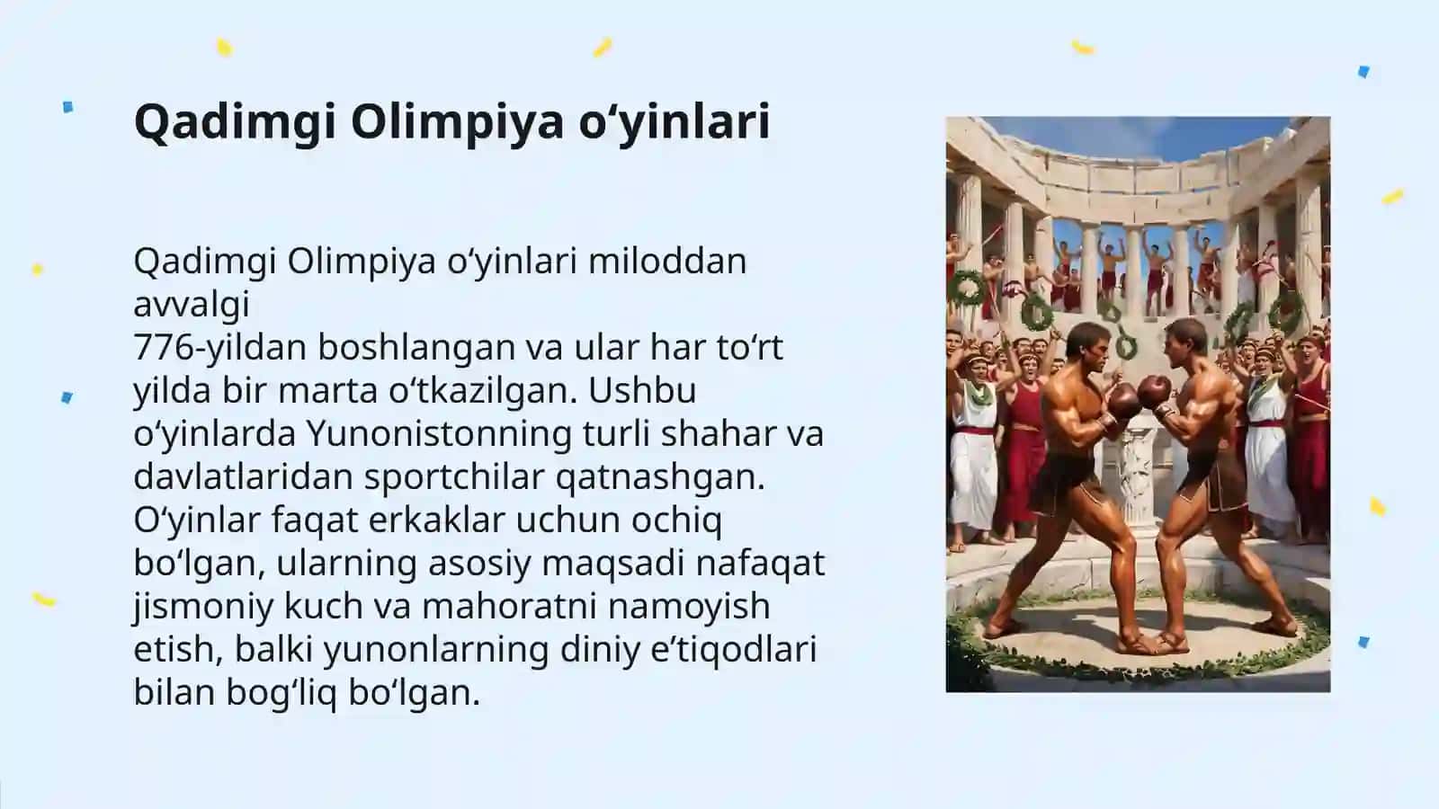Qadimgi Olimpiada O‘yinlari 4