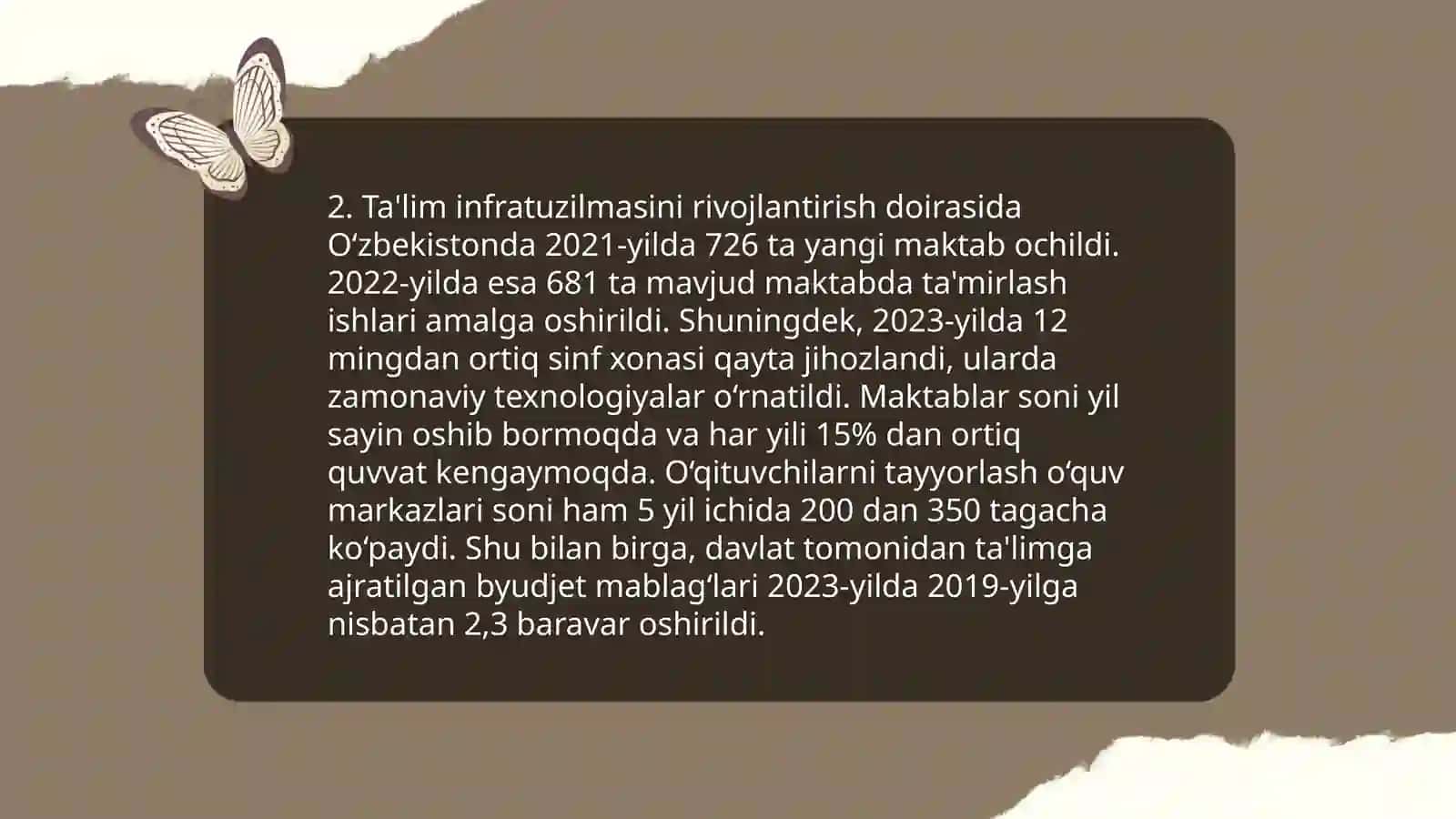 Rivojlanayotgan mamlakatlarda ta'lim tizimi 4