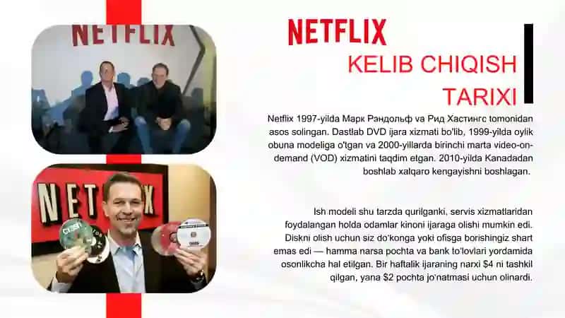 Netflix foyda va zarar bahosi || Taqdimot 4
