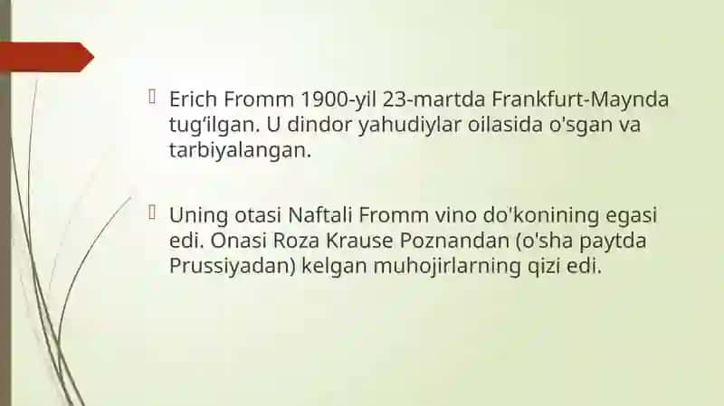 E. Fromning “Sog’lom jamiyat” asari 4