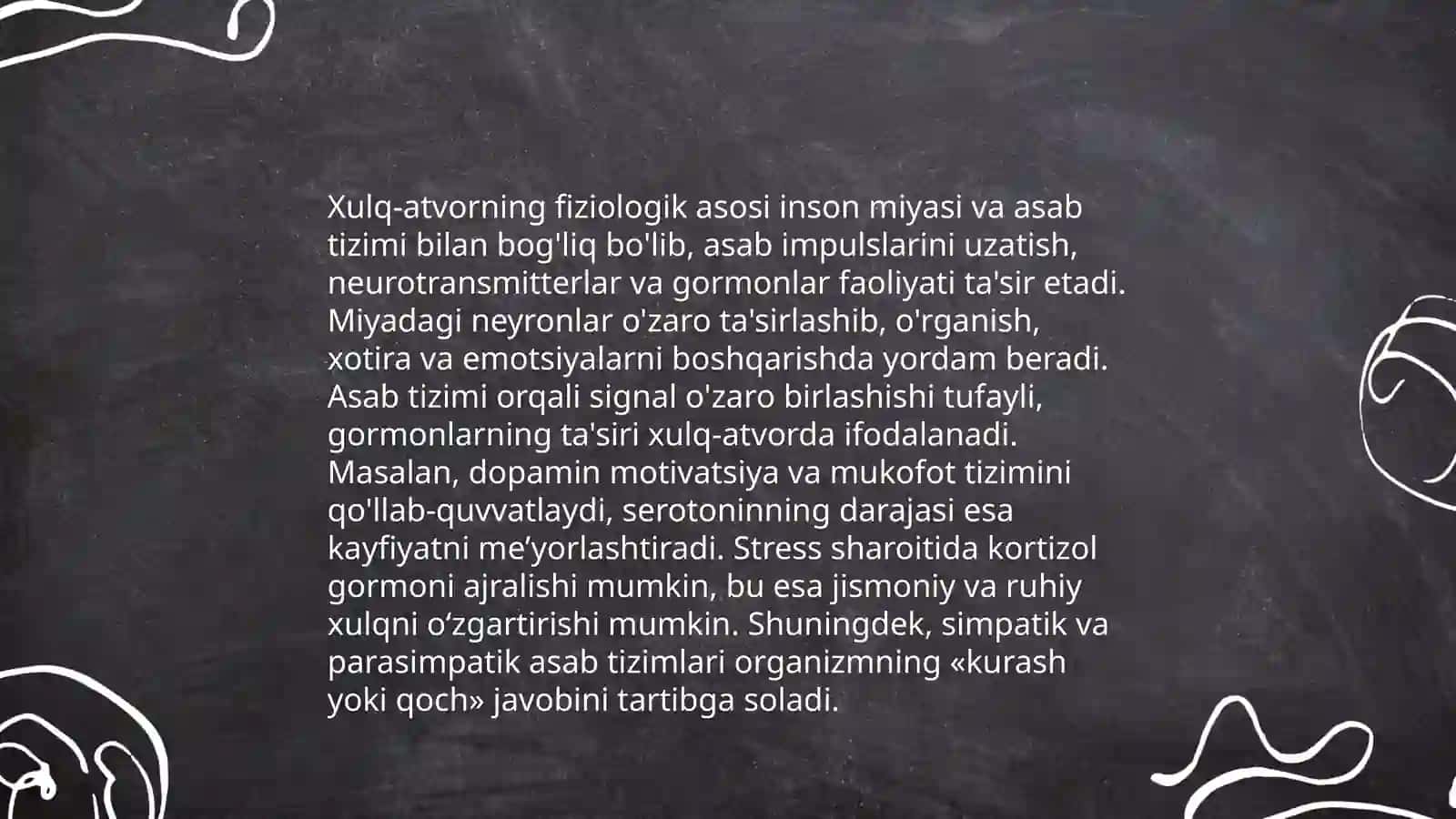 Xulq-atvorning psixologik asosi 4