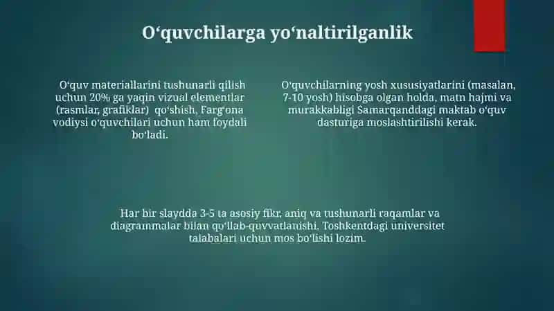Sahifa/slayd izchilligini taʼminlash 4