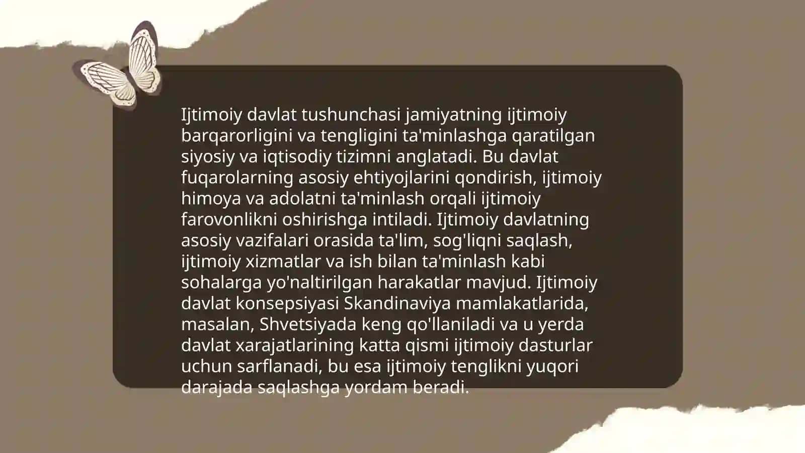 Yangi tahrirdagi Oʻzbekiston Respublikasi Konstitutsiyasi-ijtimoiy davlatning huquqiy asosi 4