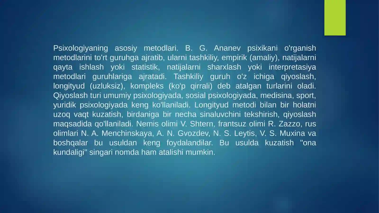 Psixologiya metodlari 4