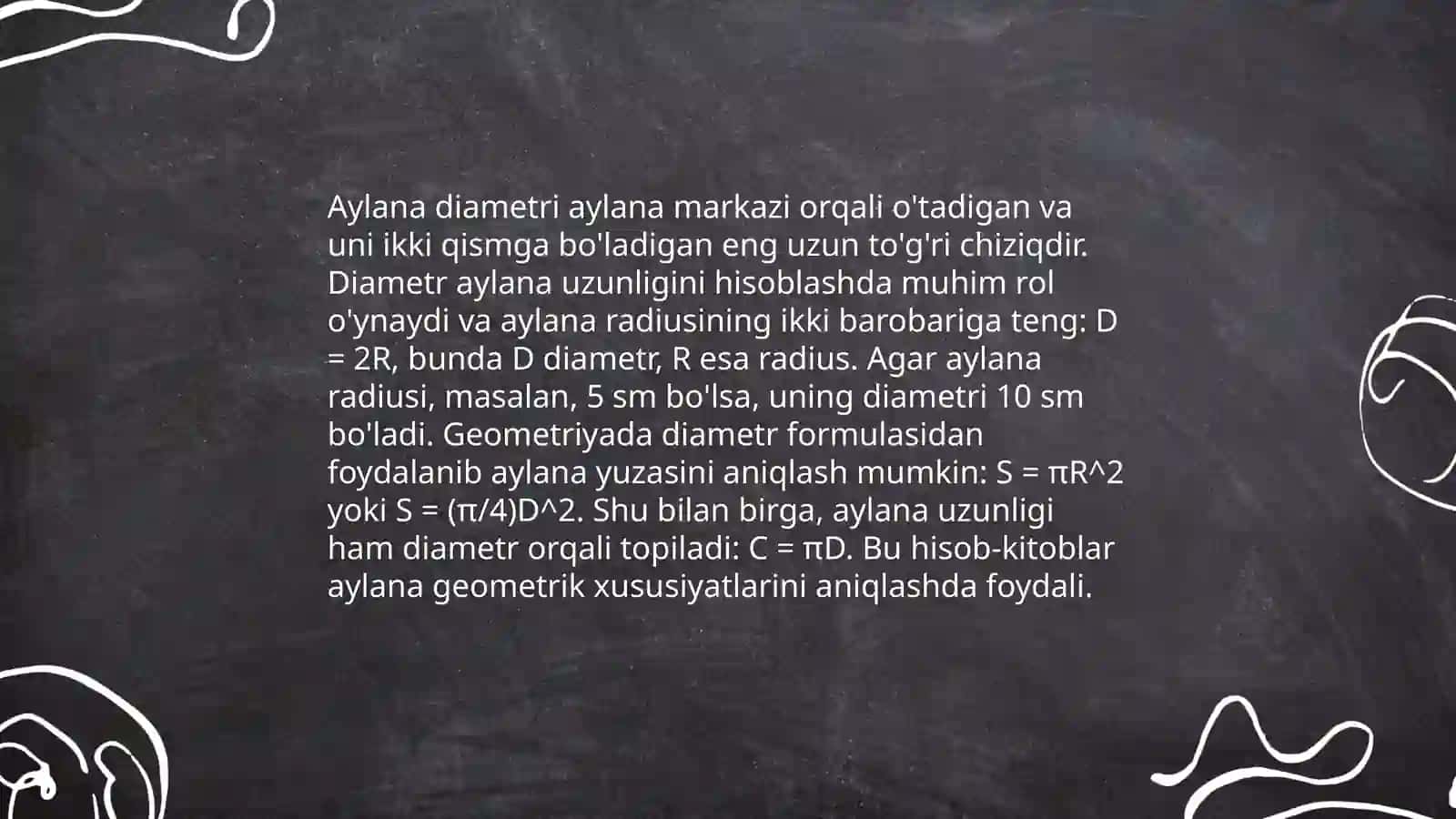 Aylana va doira 4
