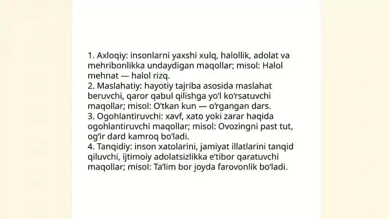 Halq maqollar tasnifi 4