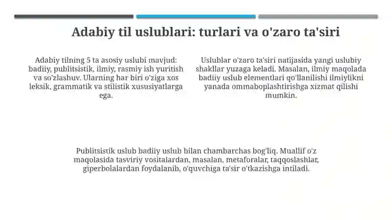 Adabiy nutq va uning uslublari 4