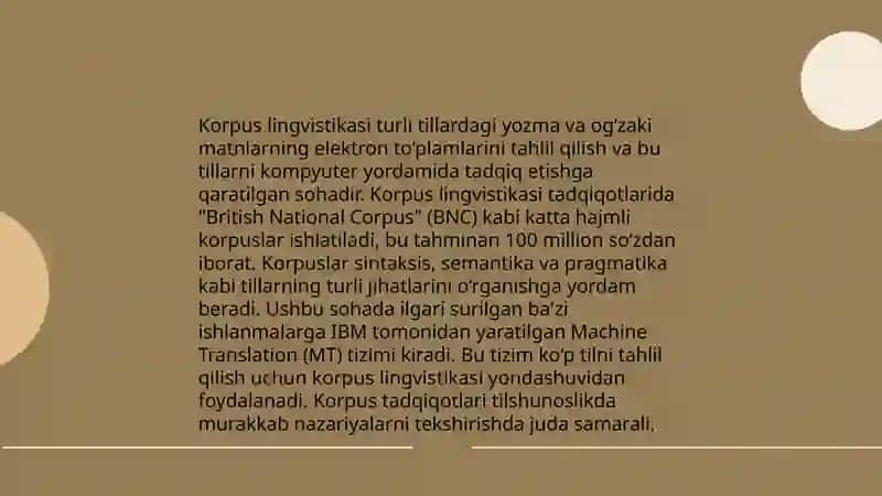 Tilshunoslikning zamonaviy yoʻnalishlari 4