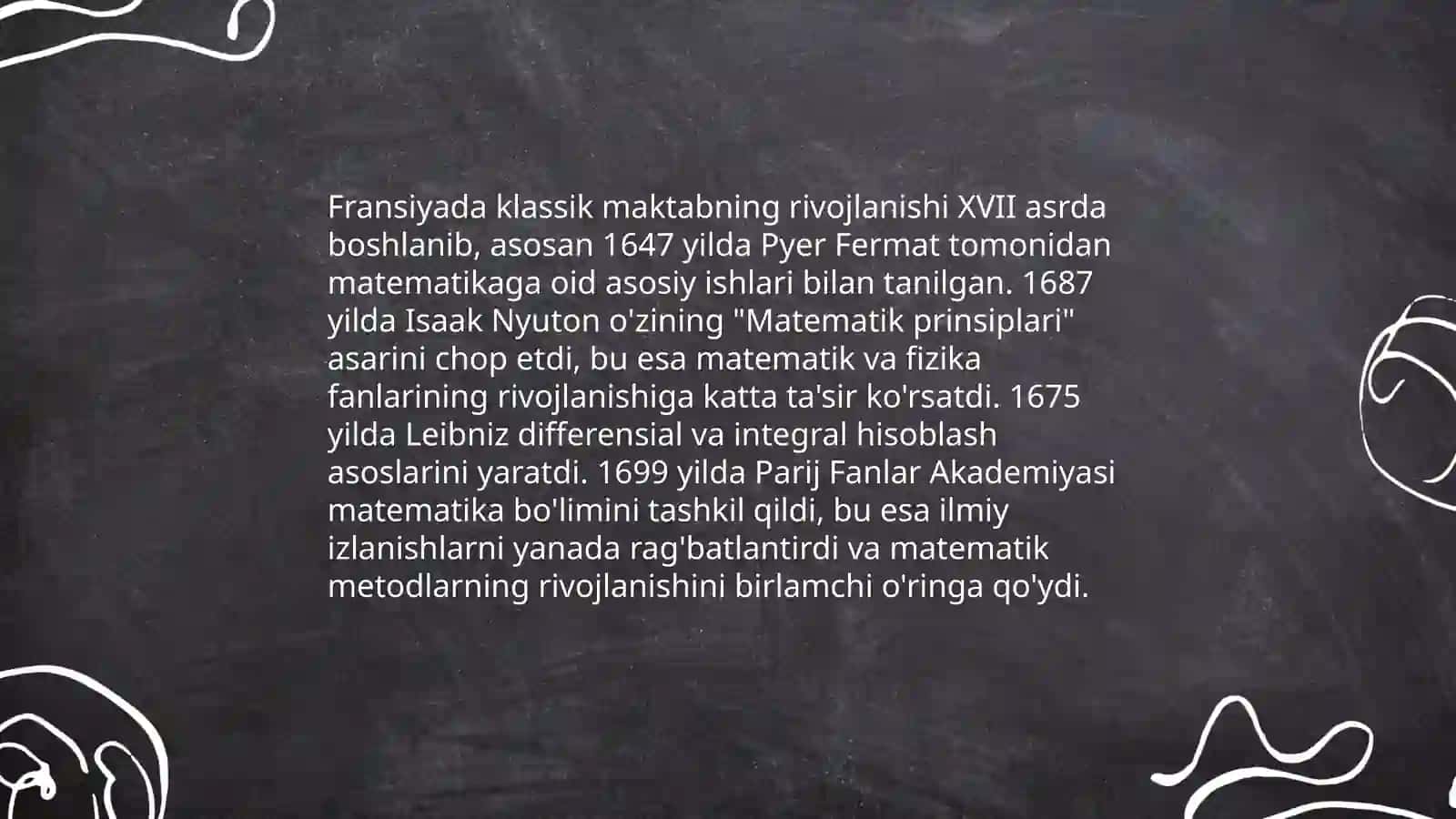 Angliya va Fransiyada klassik maktabning shakllanishi 4