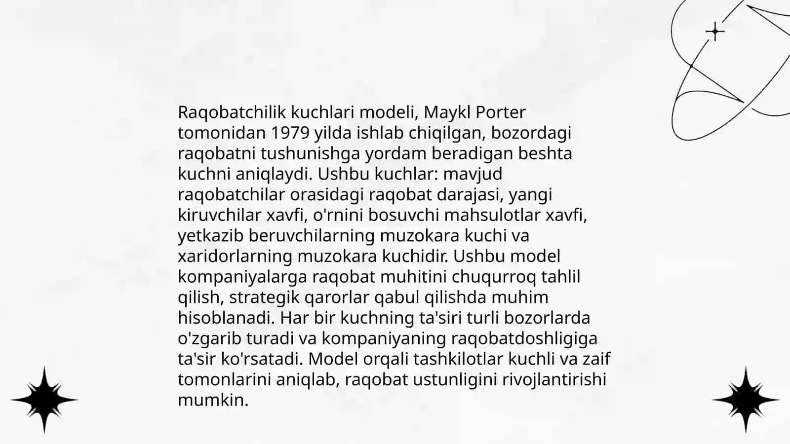 Raqobatchilik kuchlari va ularning tasiri 4