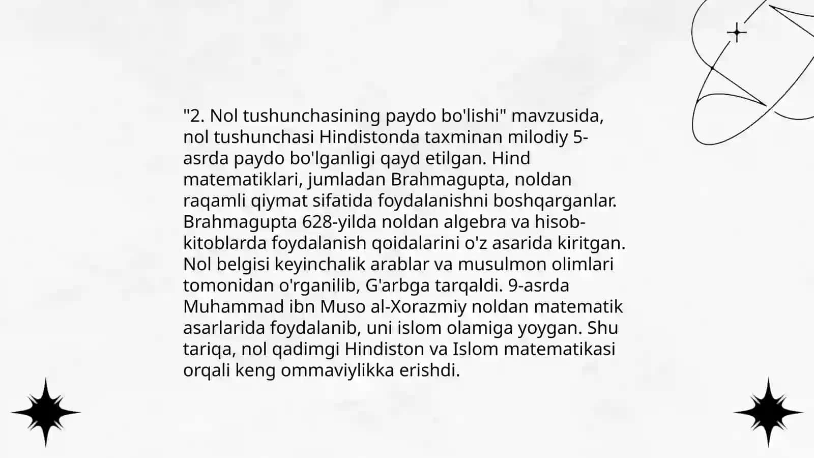 Tabiiy sonlarning tarixiy rivojlanishi 4