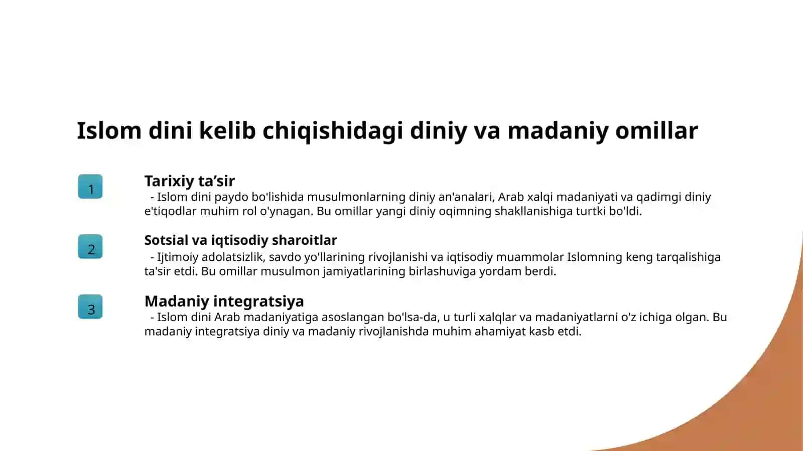 Islom dini tarixi bo'yicha mustaqil ish 14 varoqli 4