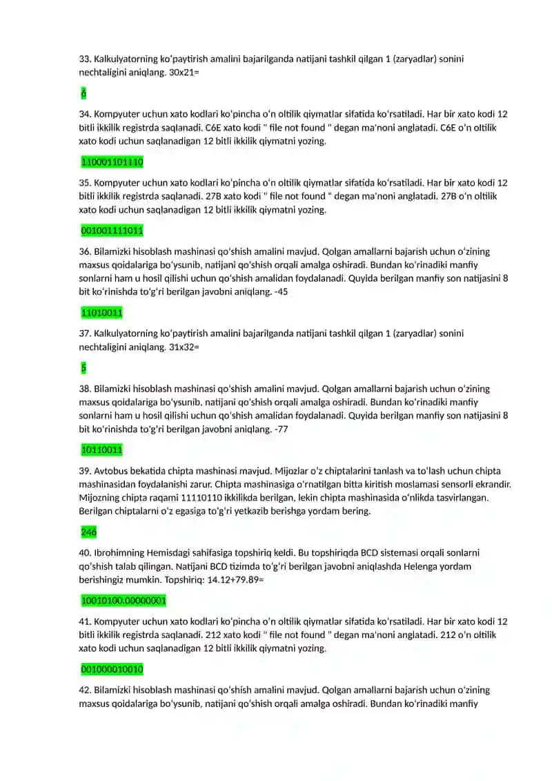 Kompyuterning ish samaradorligi 4