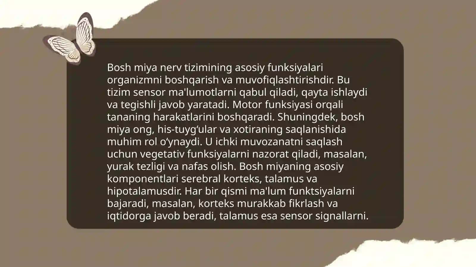 Inson bosh miya nervlari anatomiyasi, fiziologiyasi va patologiyasi 4