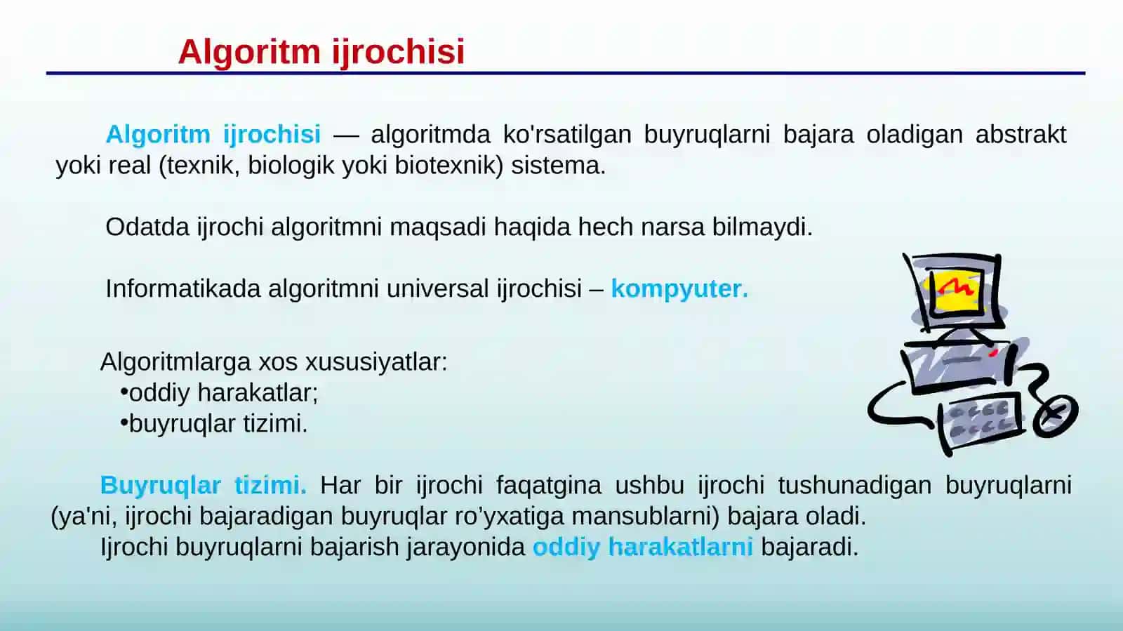 9-mavzu. Algoritmlashtirish va dasturlashasoslari 4