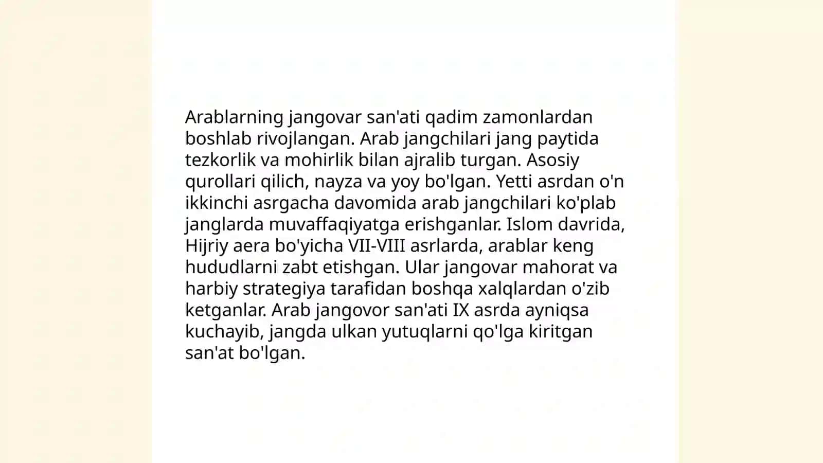 Franklar va Arablar harbiy San'ati 4