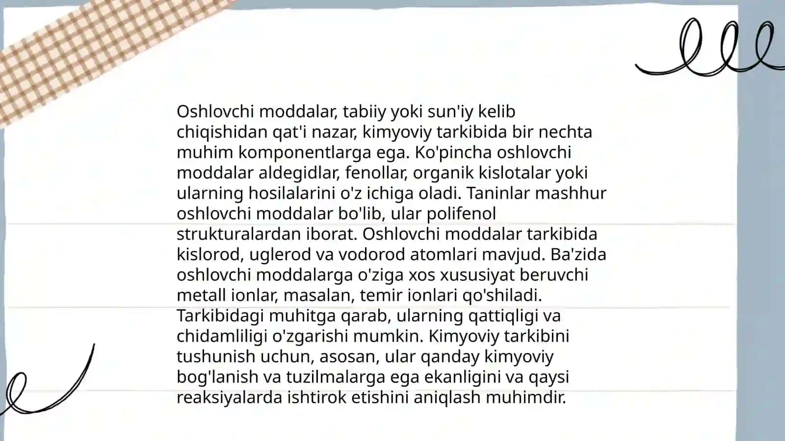 O'simlik oshlovchi moddalarining tasnifi 4
