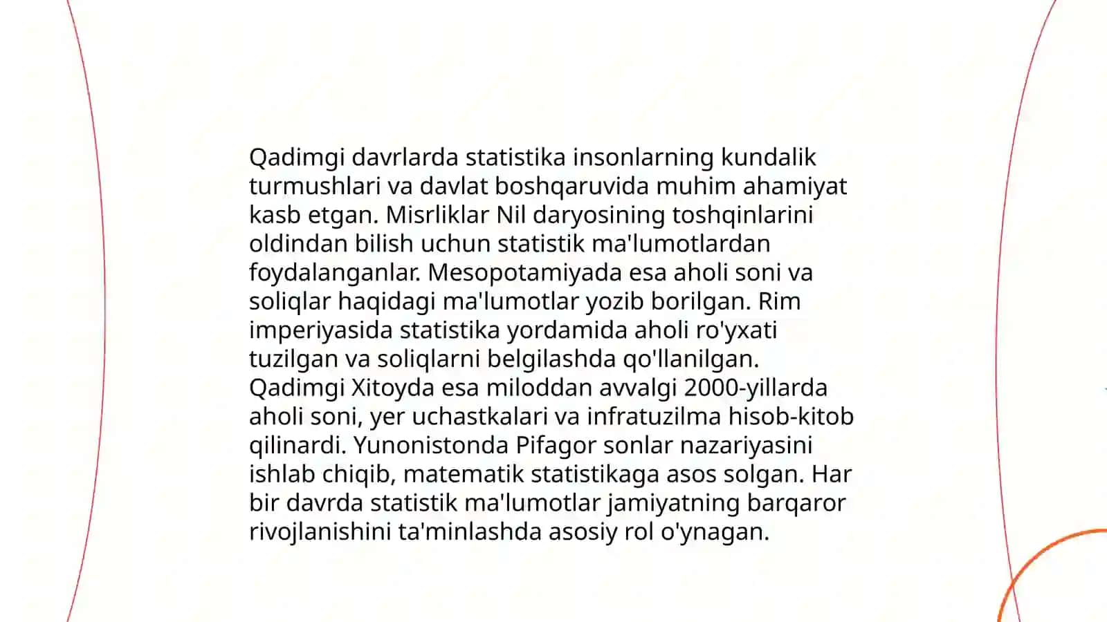 Statistika rivojlanish tarixi 4