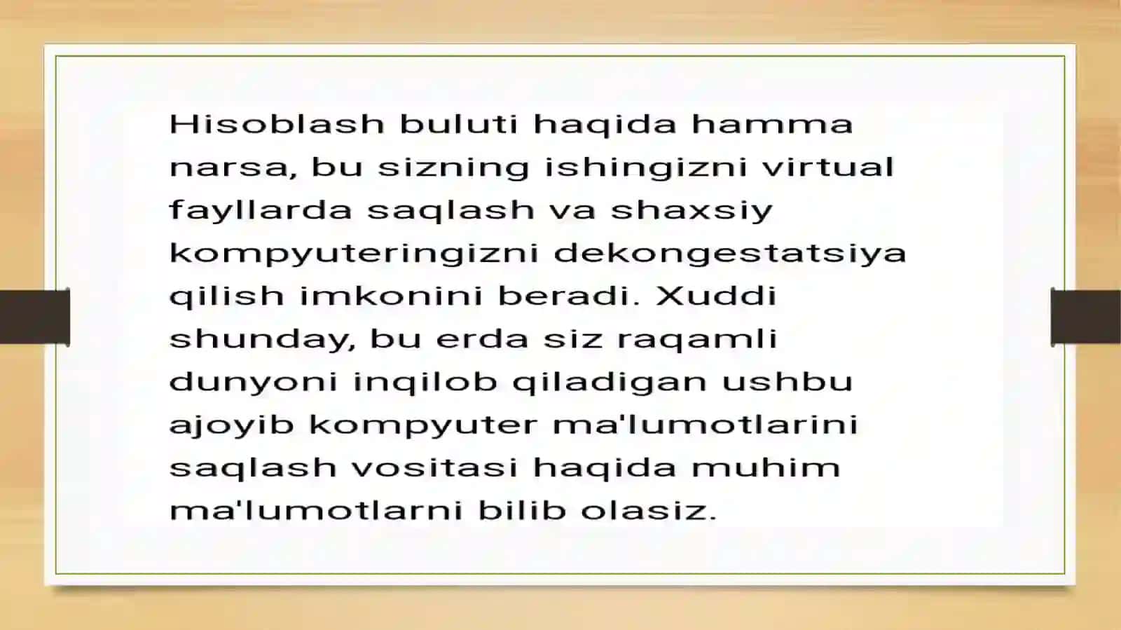 Bulutli hisoblash va maʼlumotlarni saqlash 4