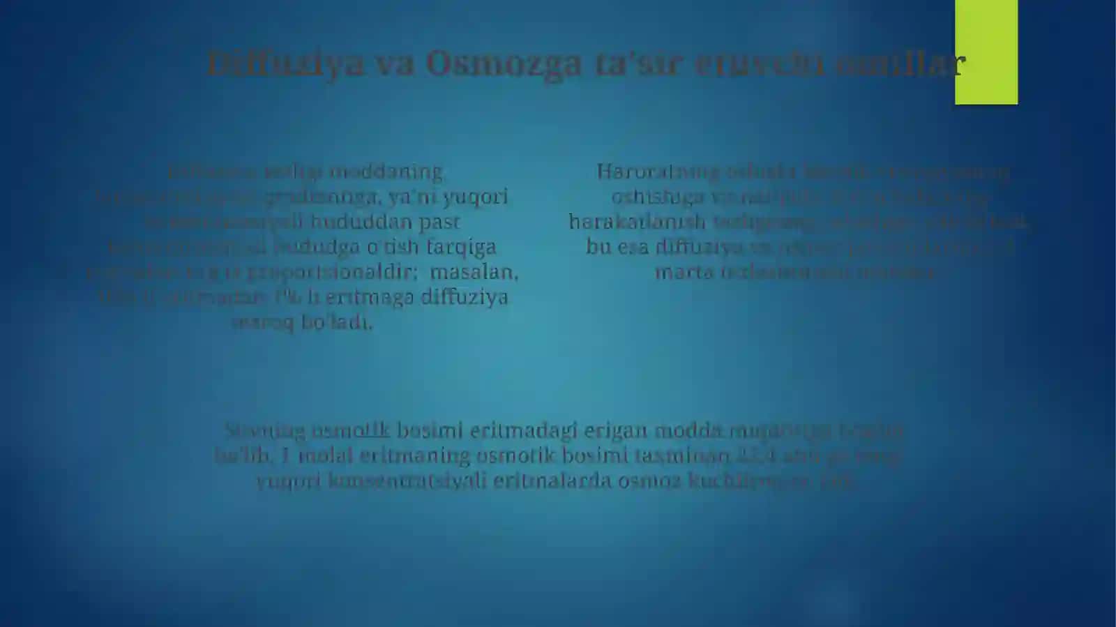 Diffuziya va Osmos hodisasi 4