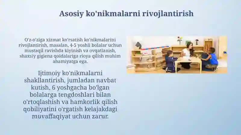 Maktabgacha ta'limning ahamiyati 4