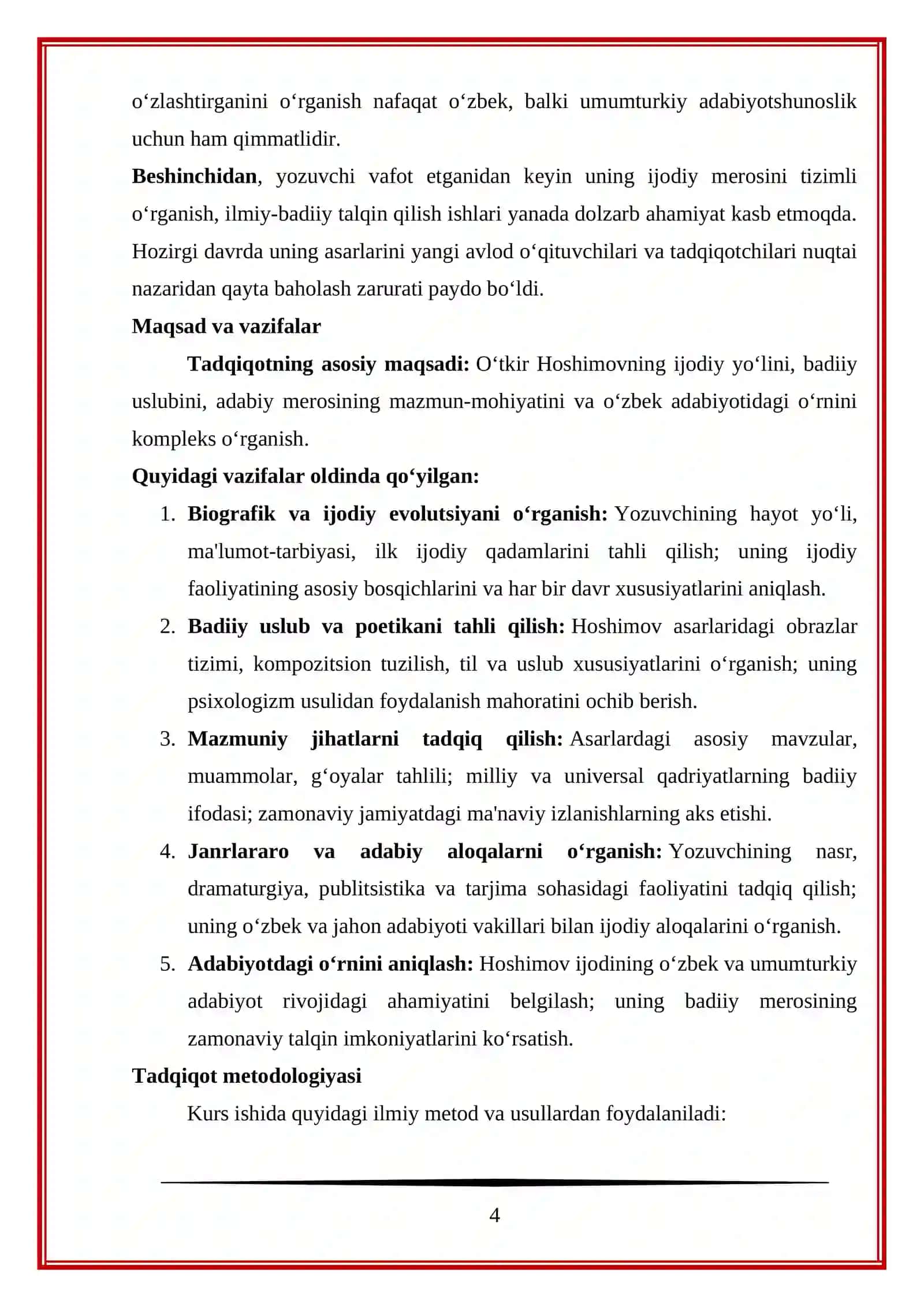 BOB. O‘TKIR HOSHIMOV NASRINING BADIIY XUSUSIYATLARI 4